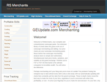 Tablet Screenshot of merchanting.geupdate.com